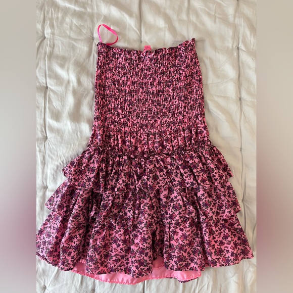 Betsey Johnson Floral Strapless Ruffle Dress - Small - Picture 3 of 3